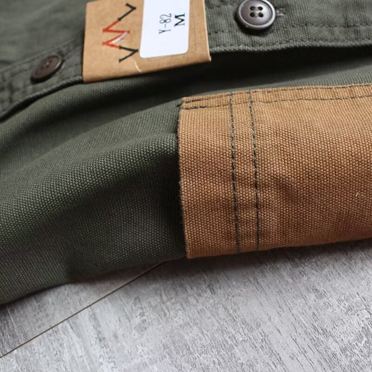 Hong Kong Style Loose Long Sleeve Shirt Japanese-style Retro Shirt