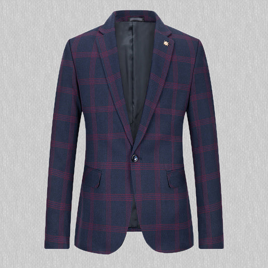 Men's Trendy Slim Fit Small Business Suit Casual Handsome Coat