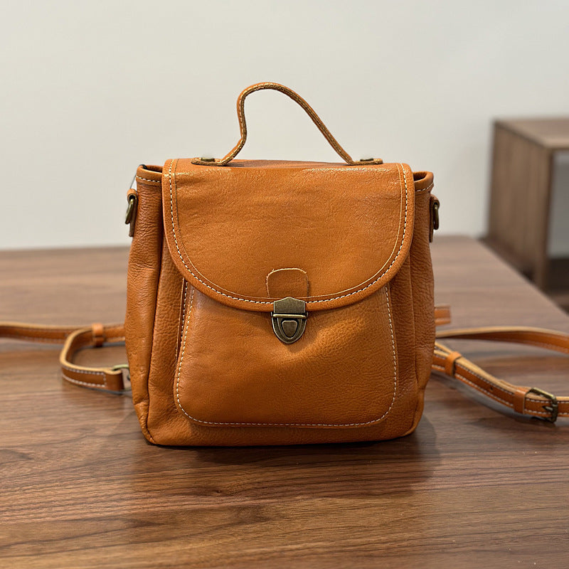 Leather Backpack Women's Small Backpack Sophisticated Type