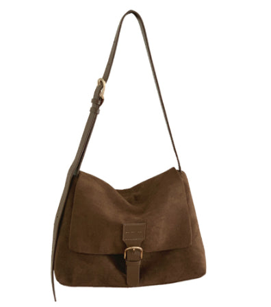 Women's Vintage Nubuck Suede Commuter Bag