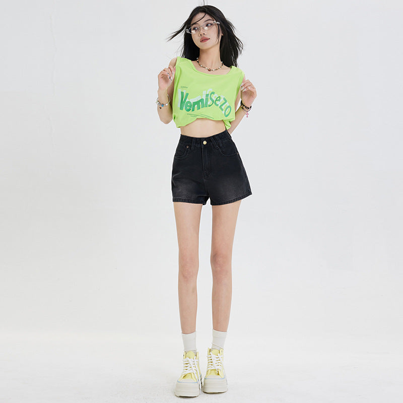 Fashion Personality Denim Shorts For Women