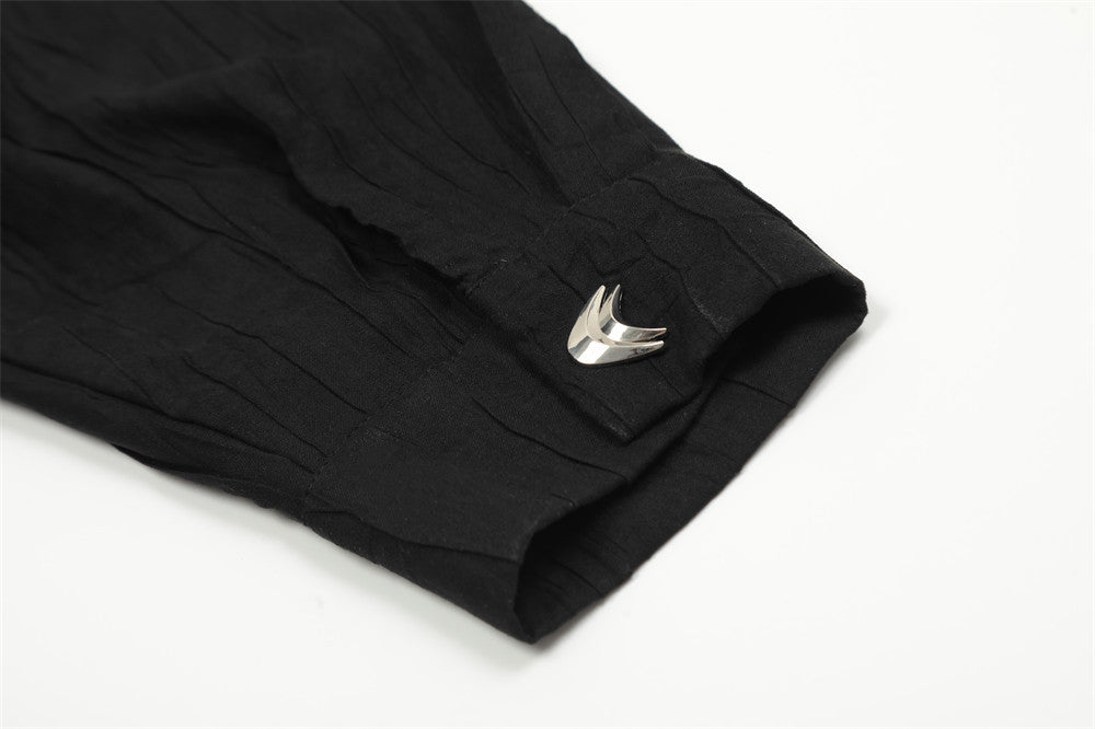 Stand Collar Men's Baggy Casual Jacket