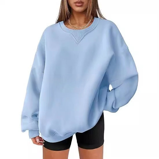 Dame Sweater Uld Rund Hals Pullover Top