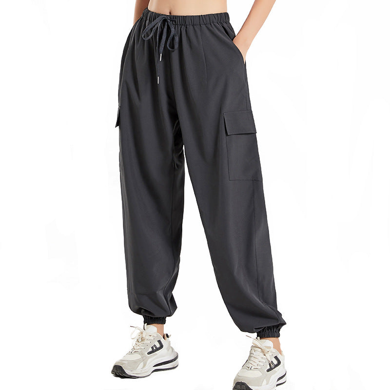 Sport Women's Thin Ankle-tied Sweatpants Running Sports Yoga Pants