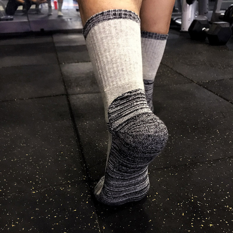 Mid-calf Men's Cotton Athletic Socks