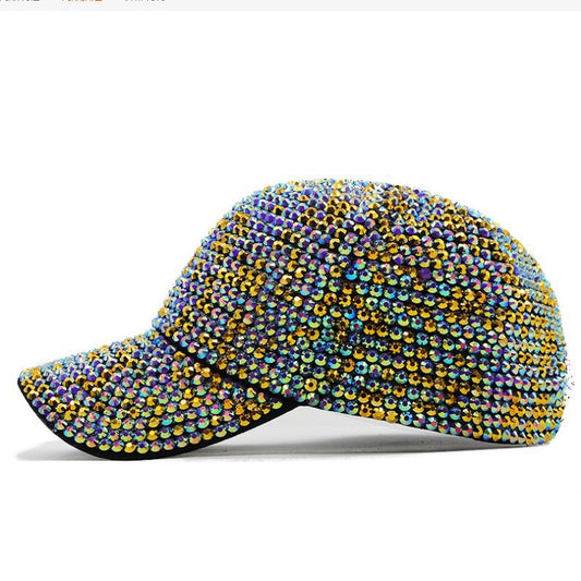 New Dot Diamond Baseball Hat Shiny Trend