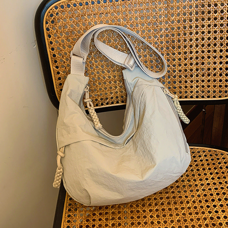 Fashion Simple Korean Style Large Capacity Tote Crossbody Women's Bag