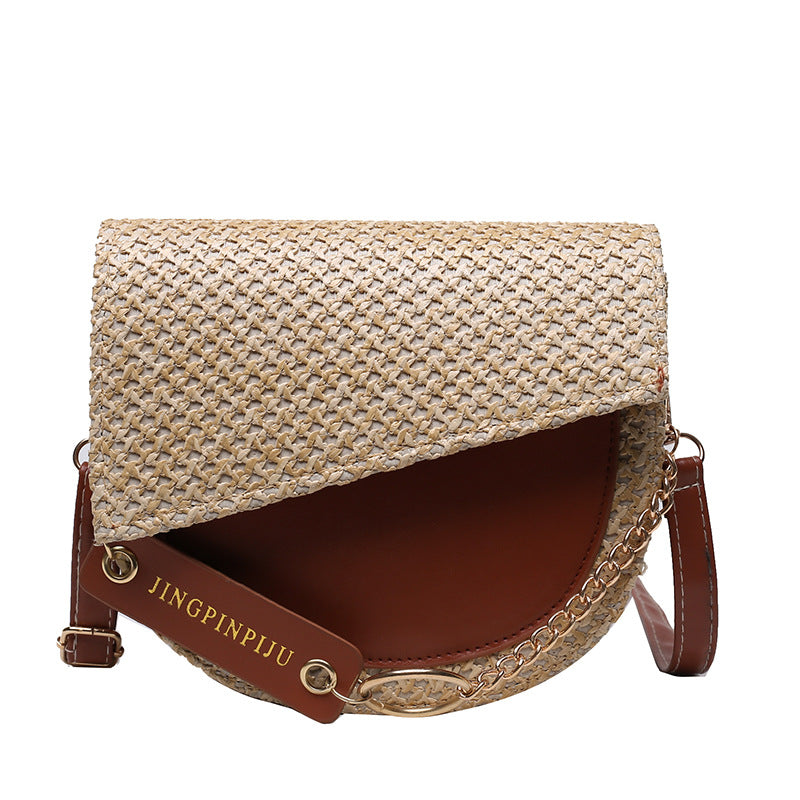 Fashion Chain Messenger Bag Net Celebrity Semi-circular Shoulder