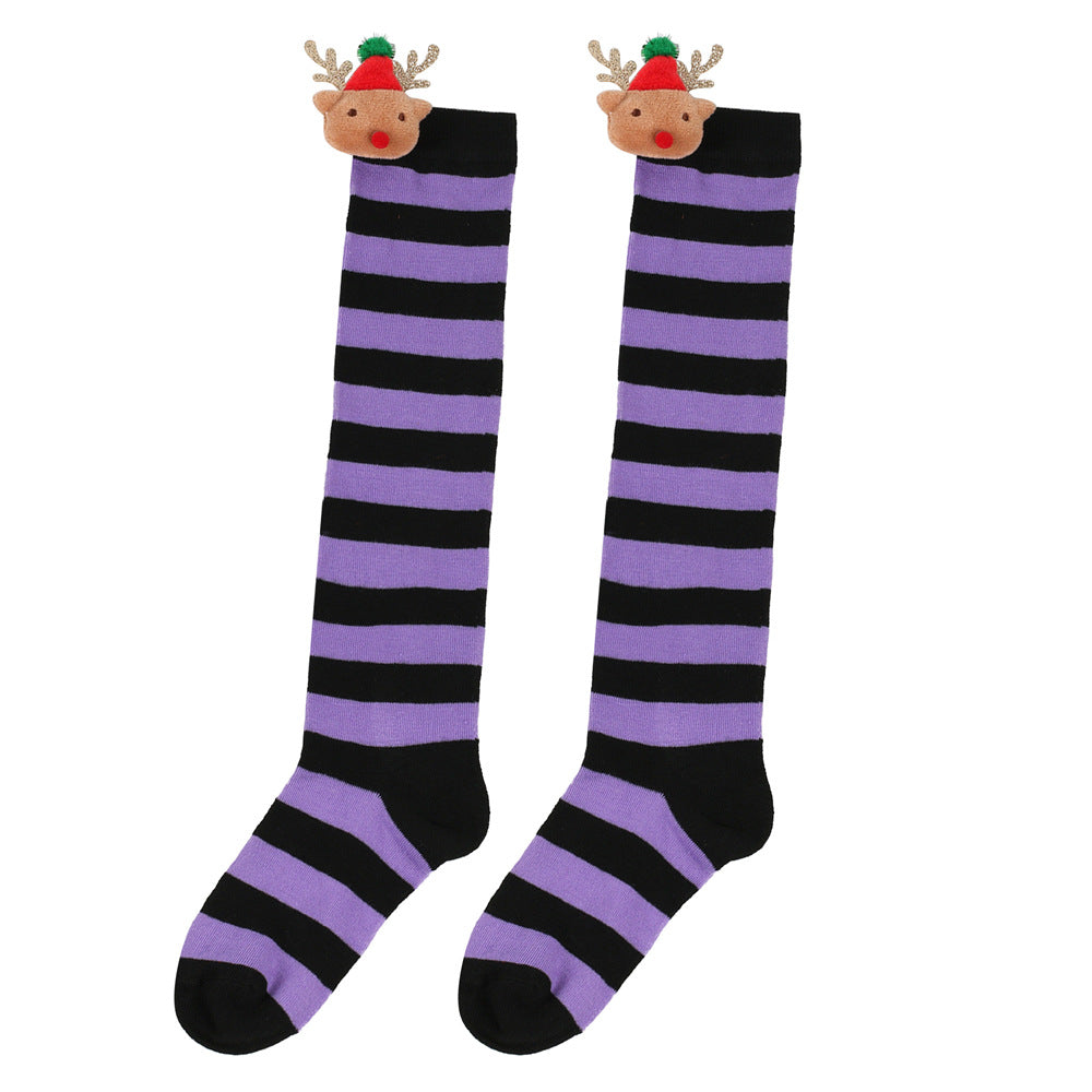 Children Christmas Stockings David's Deer Doll Medium And Large Children