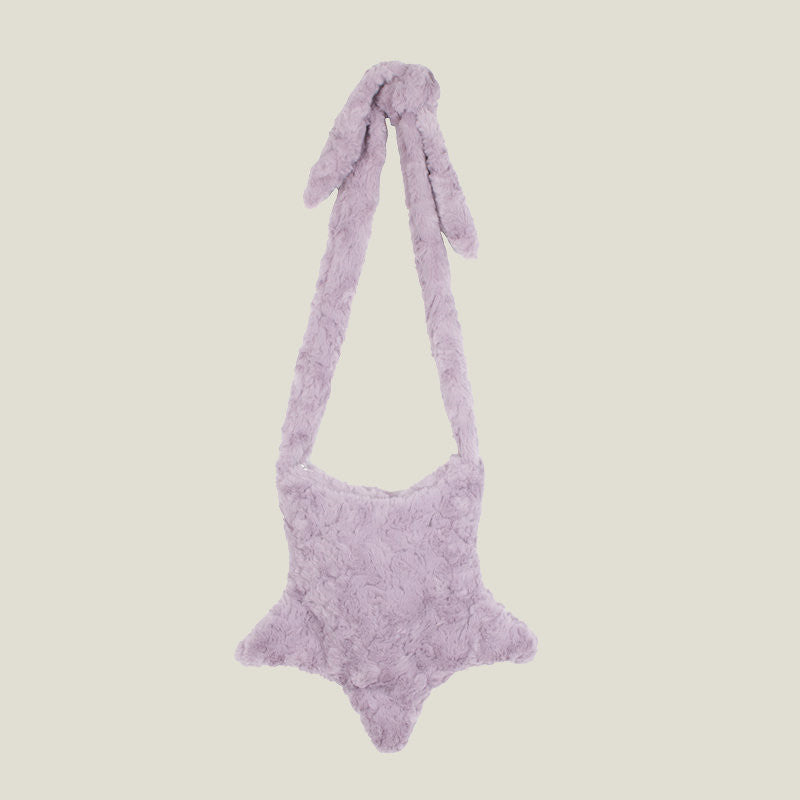 Star Plush Fashion Messenger Bag One Shoulder