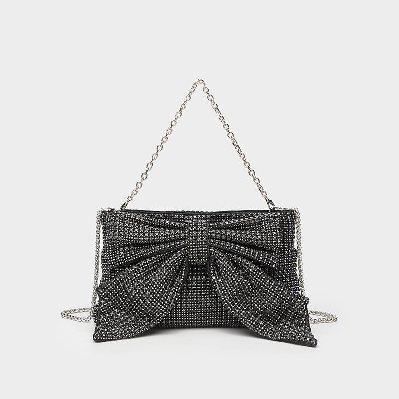 Fashion Evening Banquet Full Crystal Rhinestone Single Shoulder Chain Crossbody Bag