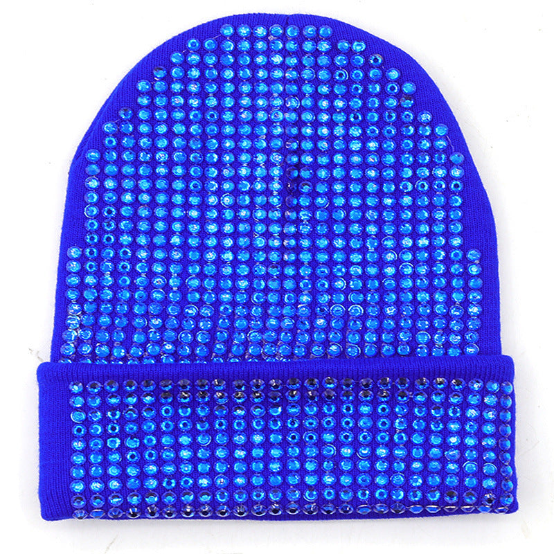 New Diamond Solid Color Handmade Wool Hat