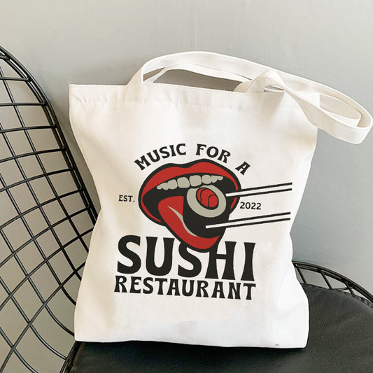 Music For Sushi House Canvas Bag