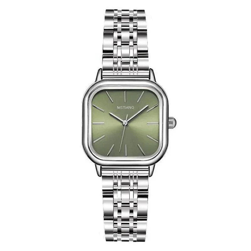Fashionable All-match Women's Simple Steel Belt Quartz Watch