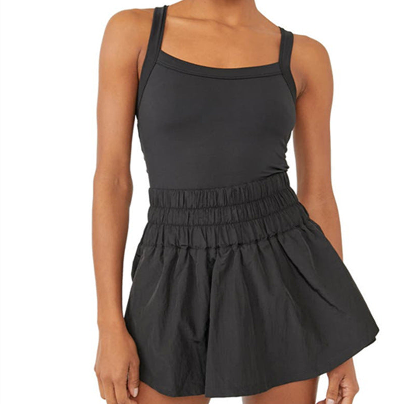 Women's Sports Tight One-piece High Waist Anti-exposure Jumpsuit