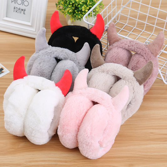 New Foldable Horn Earmuffs Retractable For Men And Women