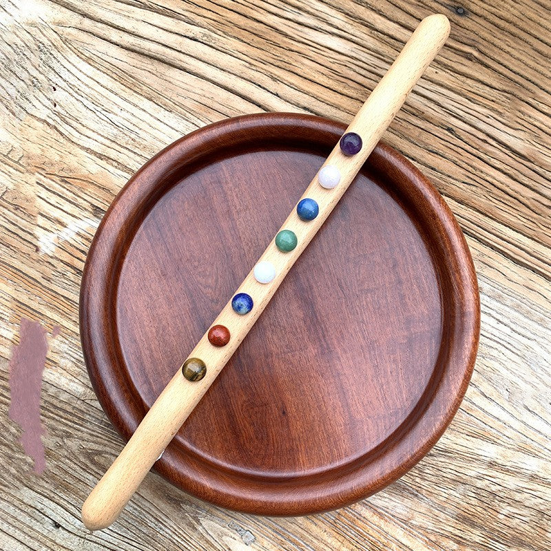 Jade Scraping Stick Carbonized Eight Beads Beauty Salon