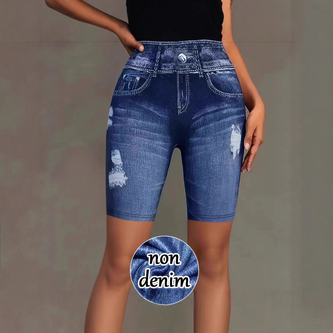 Digital-print Capri Pants For A Lifted Quick-drying Workout