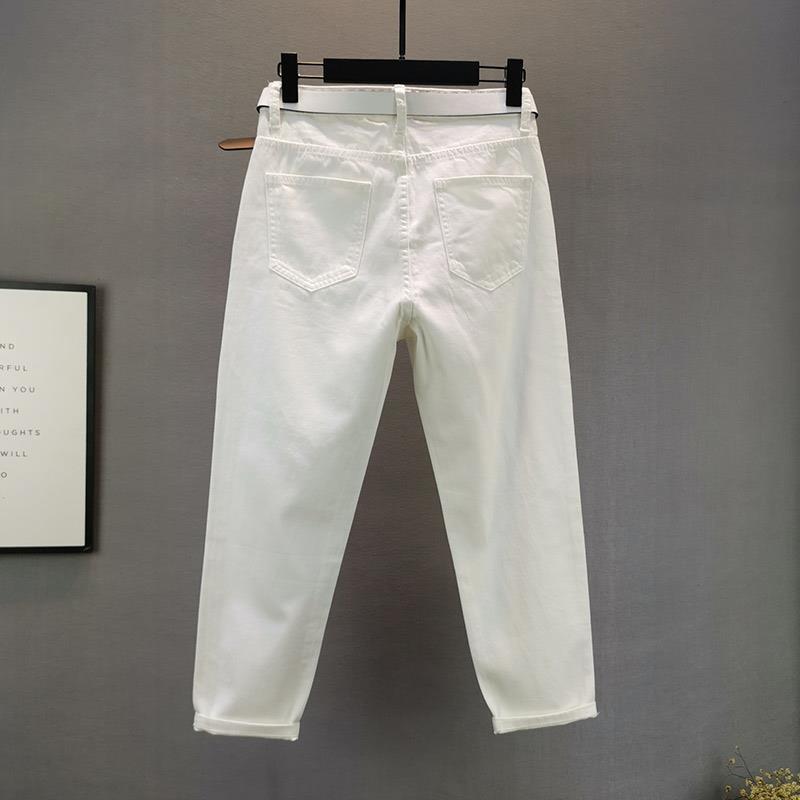Men's Loose And Thin Star Hot Drill Hole Chimney Pants