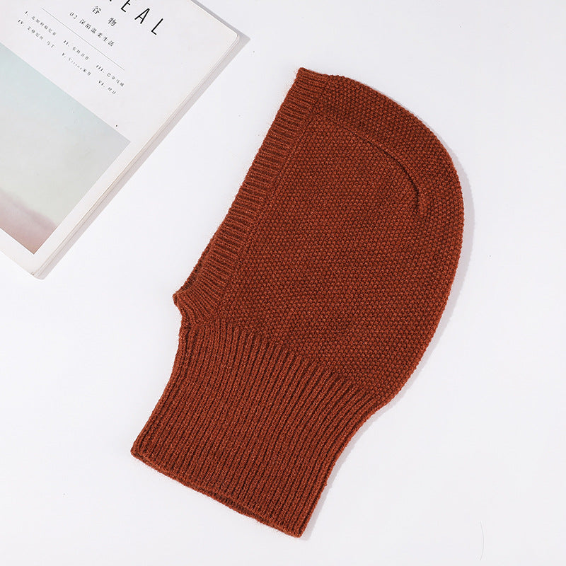 Lovers' Hat Scarf Integrated Windproof Pullover