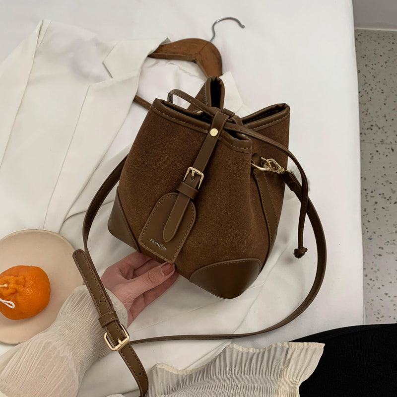 Fashion Women's Versatile Ins Bucket Shoulder Bag