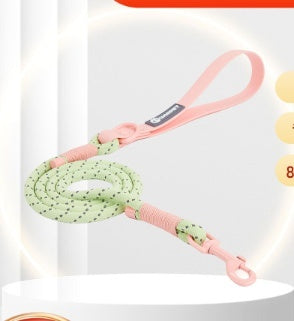 Solid Color Fashion Dog Hand Holding Rope Outdoor Dog Leash PVC Pet Hand Holding Rope