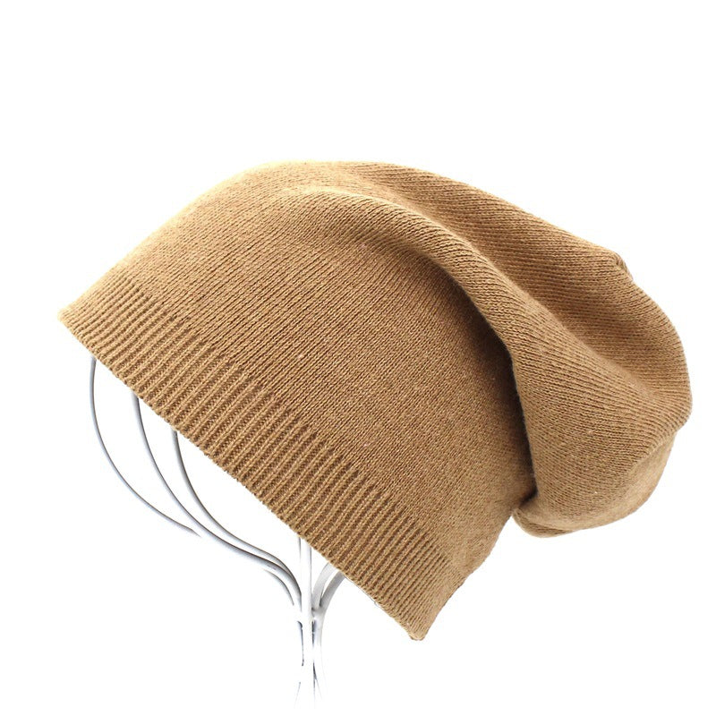 Women's Warm Plush Thickened Wool Ball Knitted Hat