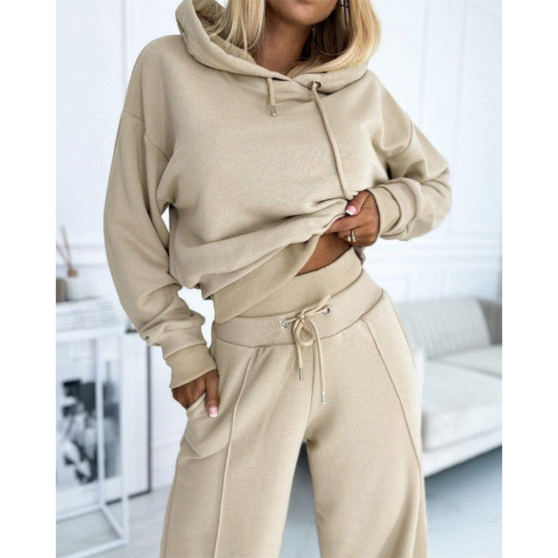 Best-selling Hooded Sweatshirt And Casual Outfit Set 2 Pieces