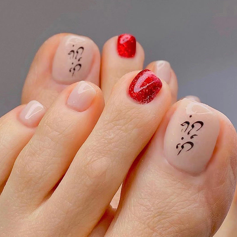 Wear Blue Toenails Cool Eyes  Nail And