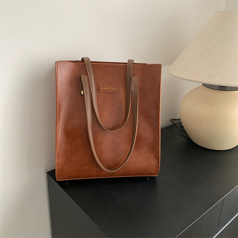 Western Style All-matching Shoulder Bag Portable Tote Bag