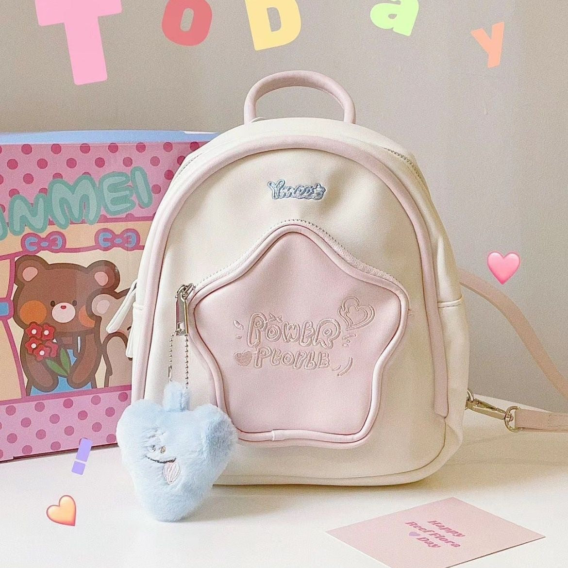 Five-pointed Star Backpack Cute Commuter Travel