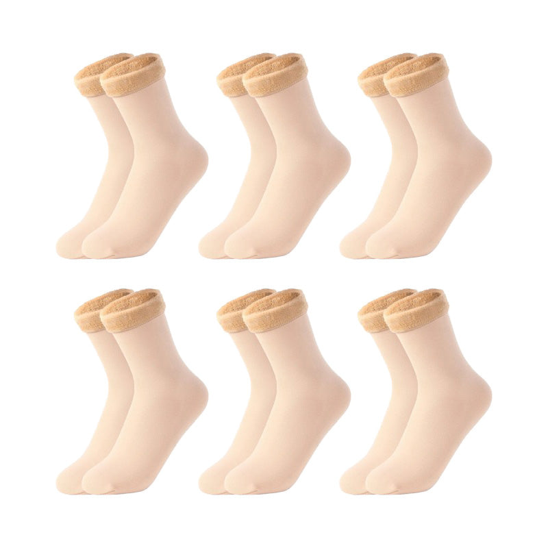 Winter Plush Snow Socks For Antifreeze And Warmth