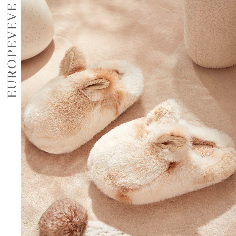 Cat Like Cotton Slippers For Women Autumn And Winter Home And Household Use