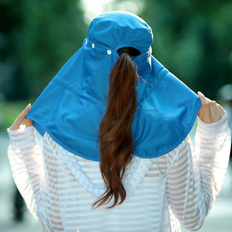 Outdoor Sun Protection Sun Hat 360 UV Protection To Cover The Face
