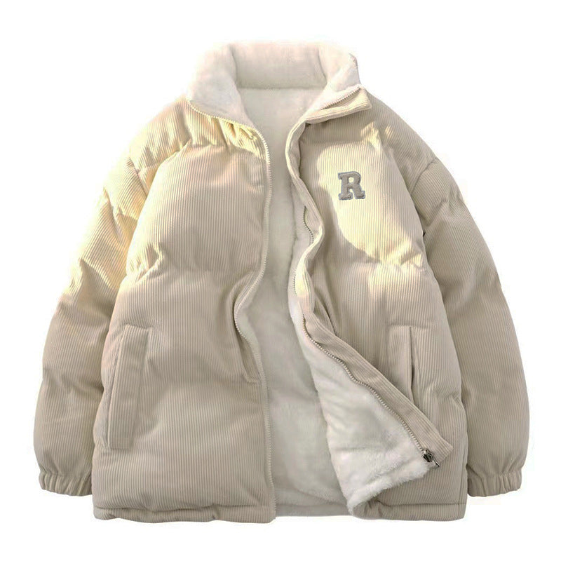 Thickened Double-sided Wear Berber Fleece Cotton Coat Cotton-padded Clothes For Men And Women