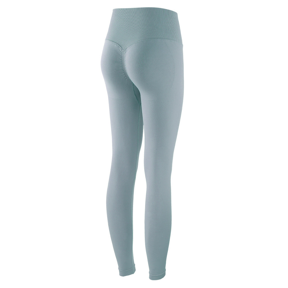 High Waist Hip-lifting Fitness Pants Women's High Stretch And Quick-drying Tights
