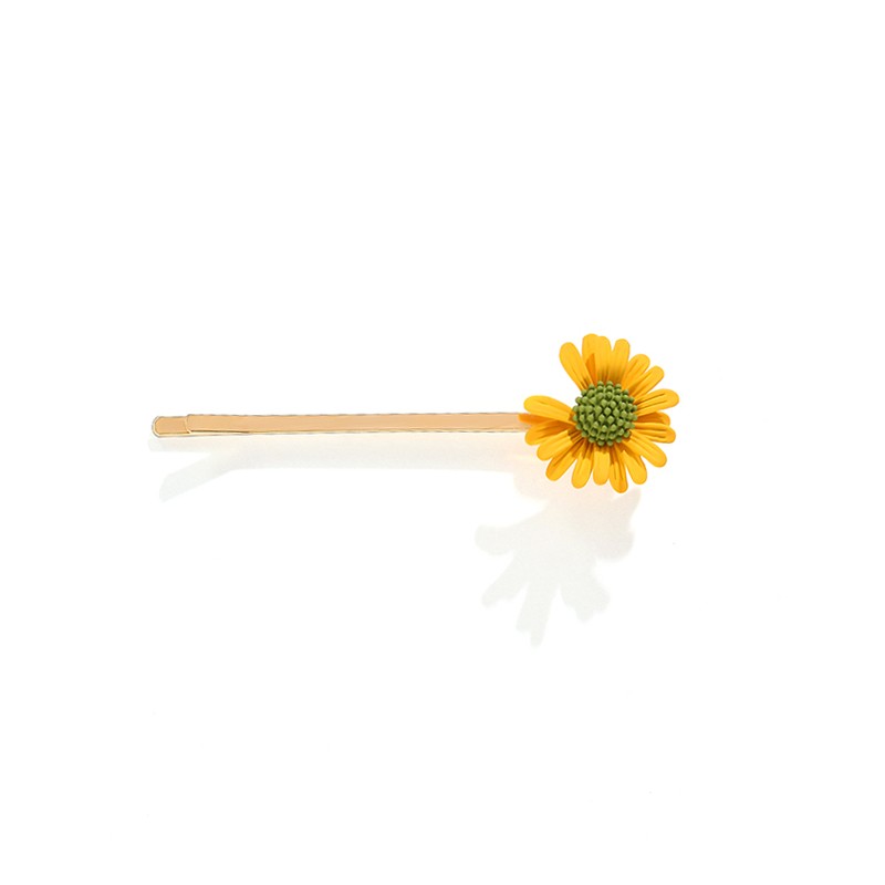 Chrysanthemum Flower Barrettes Side Broken Hair Clip