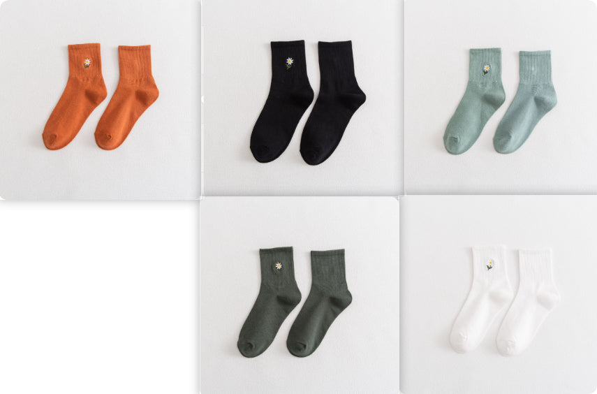 Thin Korean College Style Japanese Cute Female Socks In Summer