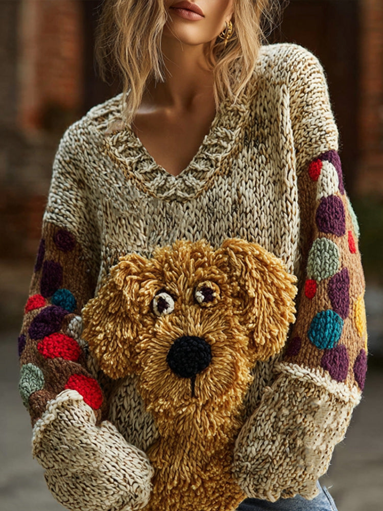 Loose Laid-back Soft Pullover Sweater For Women
