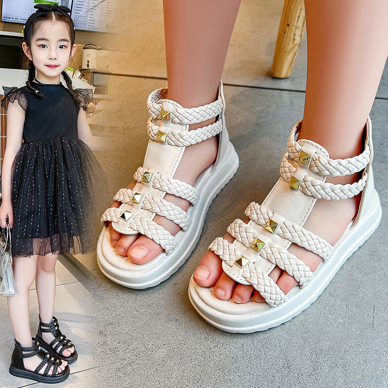 Girls' Sandals Summer Fashion Open Toe