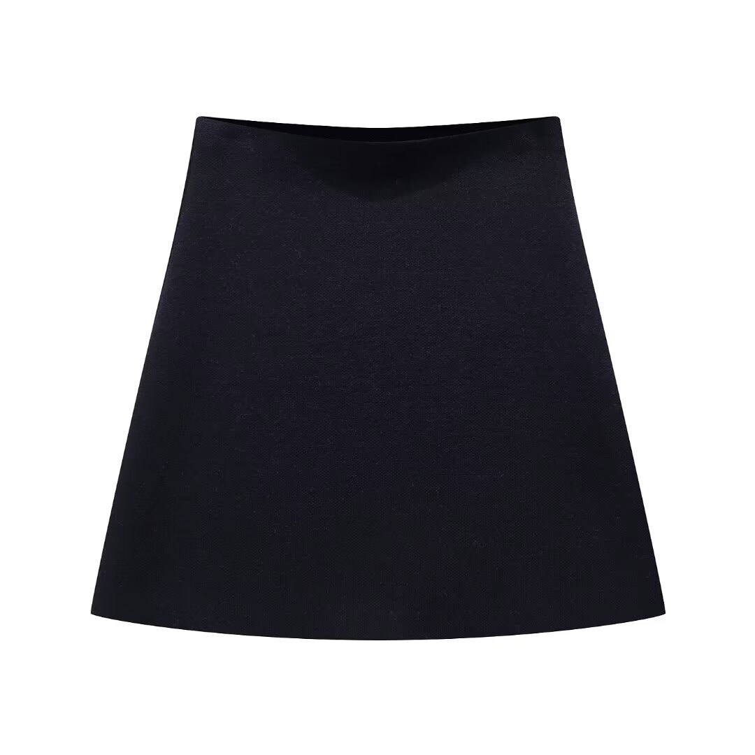Women's Loose Sleeves Knitted Coat High Waist Knit Mini Skirt Suit