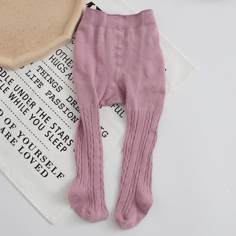 New Twist Children's Pantyhose Comfortable Outing Baby Leggings