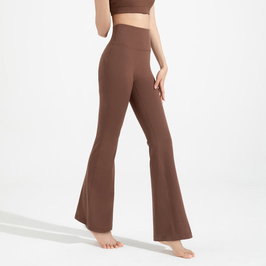 Antibacterial Yoga Bell-bottom Pants Women Lycra