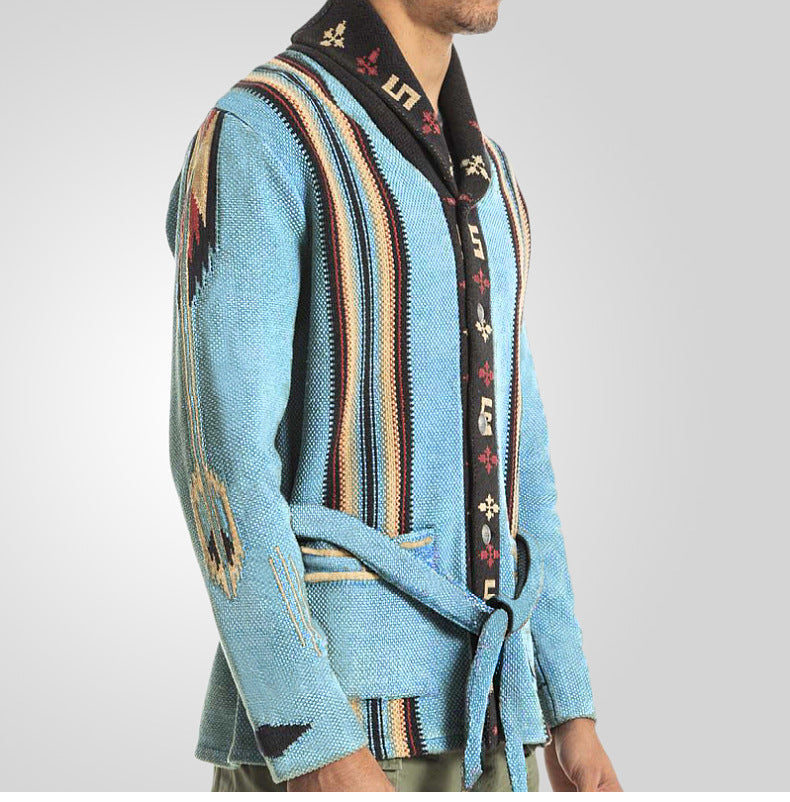Autumn And Winter Thickening Mid-length Sweater Coat