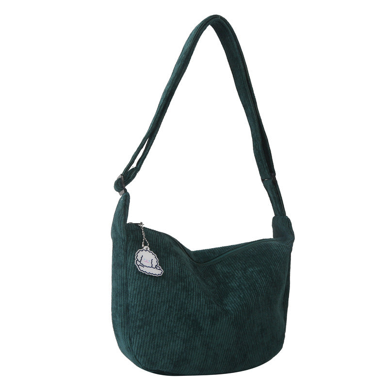 Large Capacity Versatile Trendy Crossbody Student Leisure Simple Dumpling Bag
