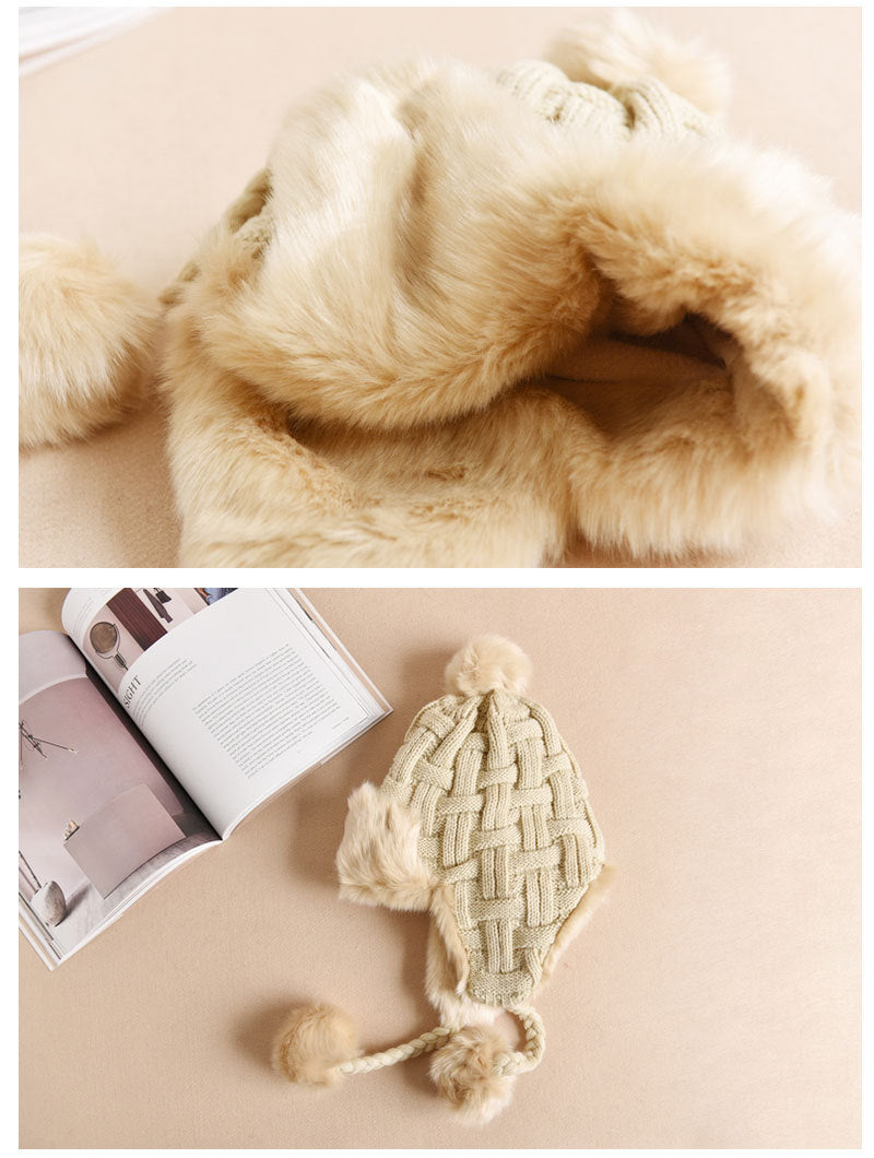 Korean Version Of Cashmere Knitted Wool Hat