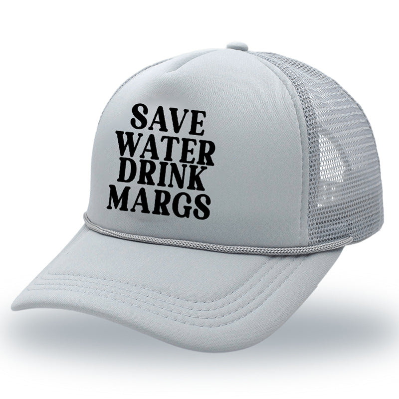 Save Water Ink Margs Printed Baseball Cap
