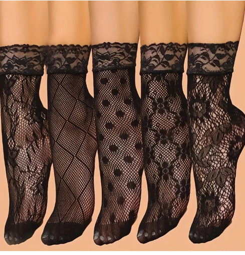 Plus-size Sexy Elastic Mesh Fishnet Stockings