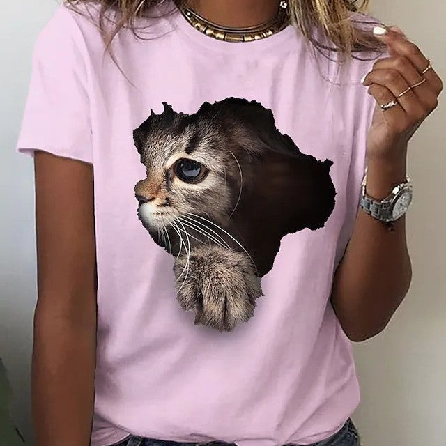 T-shirt Independent Station Shrimp Hot Sales In Europe And The United States Print