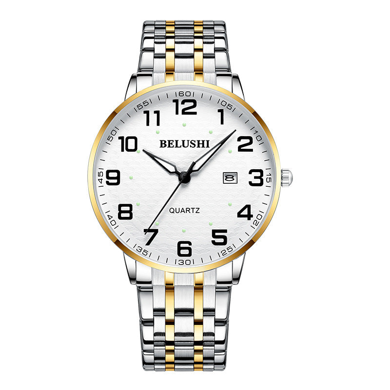 Men's And Women's Fashion Waterproof Luminous Quartz Watch